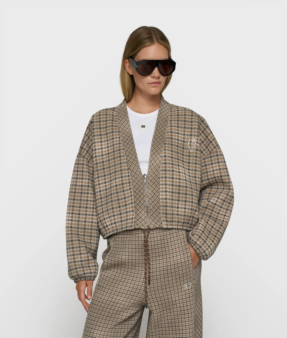 Check cardigan