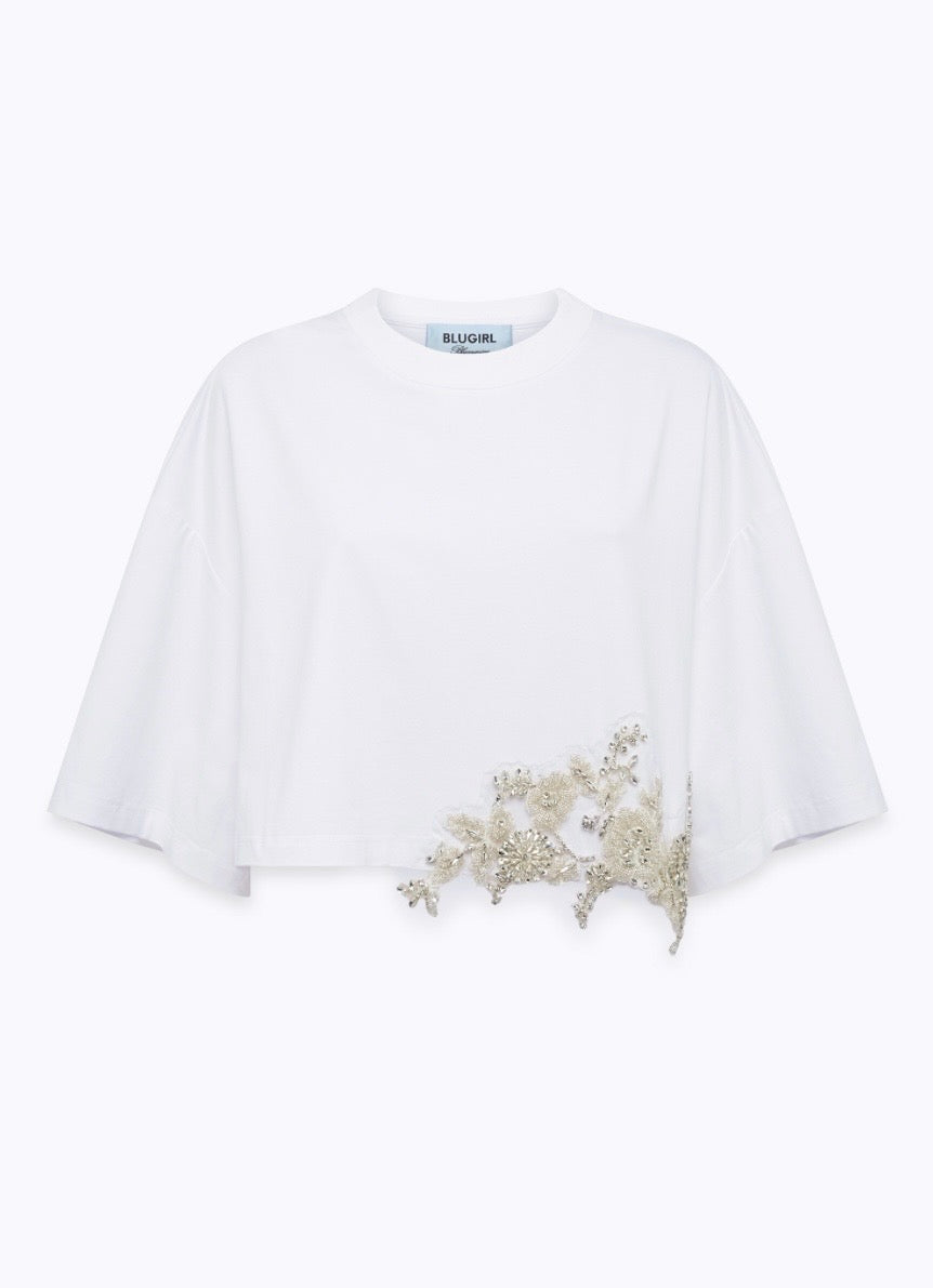 Blugirl - T Shirt Cristal Patch