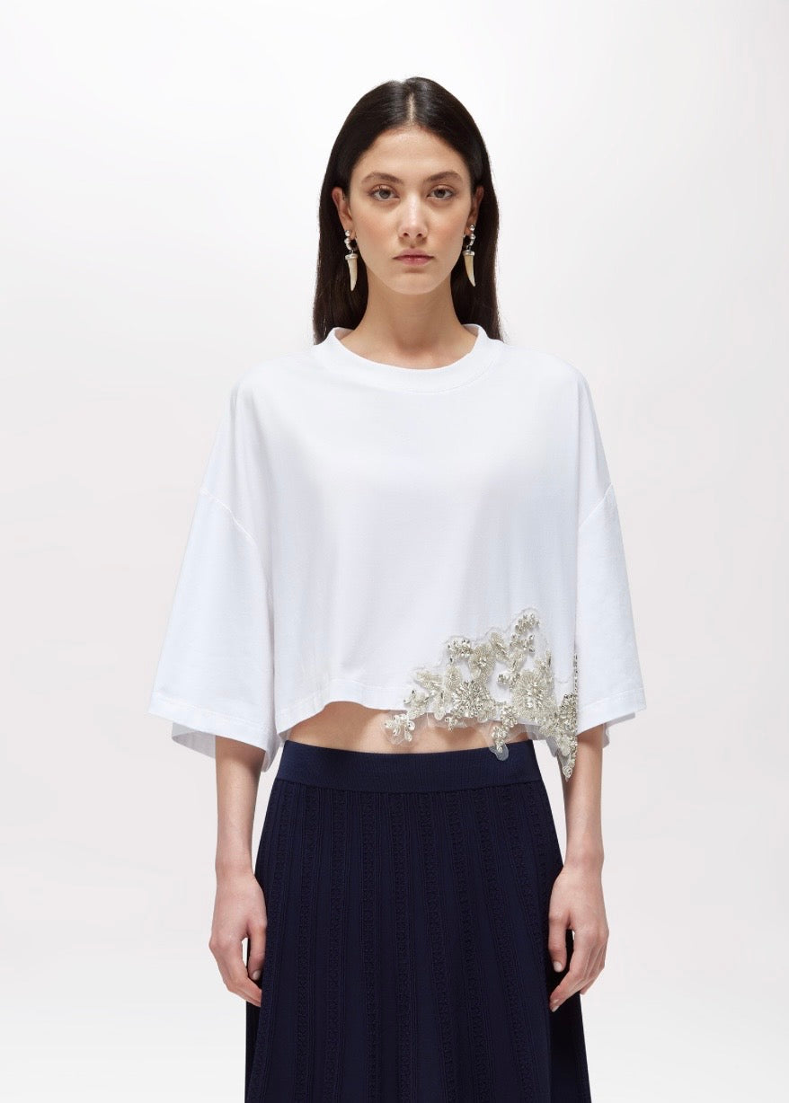Blugirl - T Shirt Cristal Patch