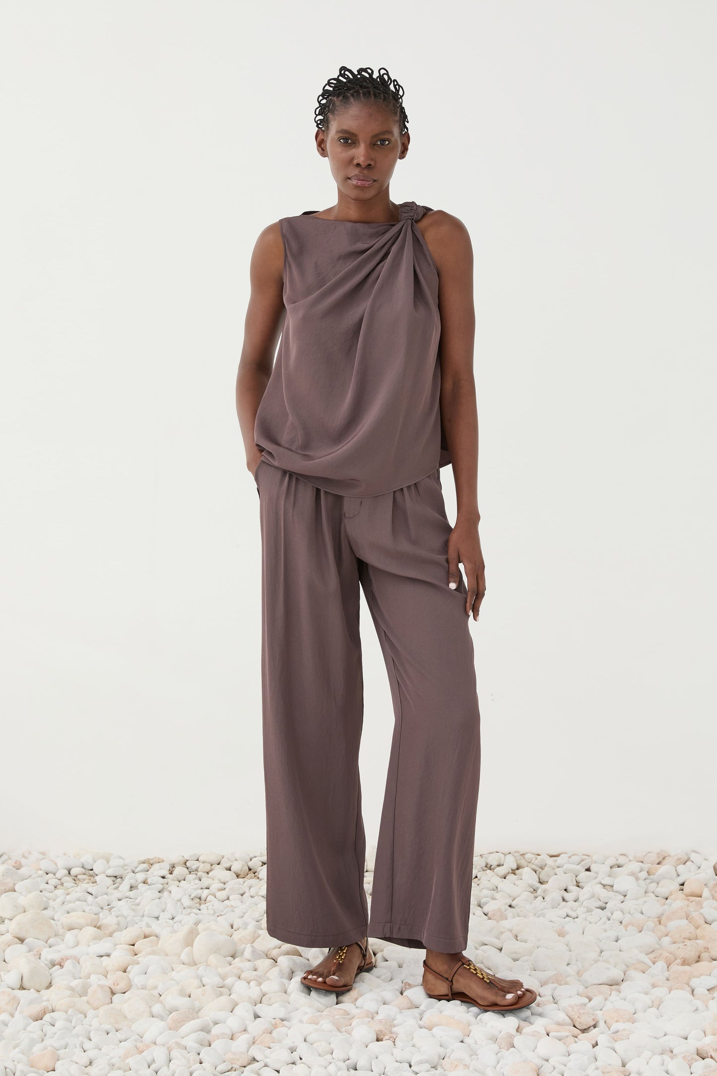 Eleh - Pantaloni Con Pinces