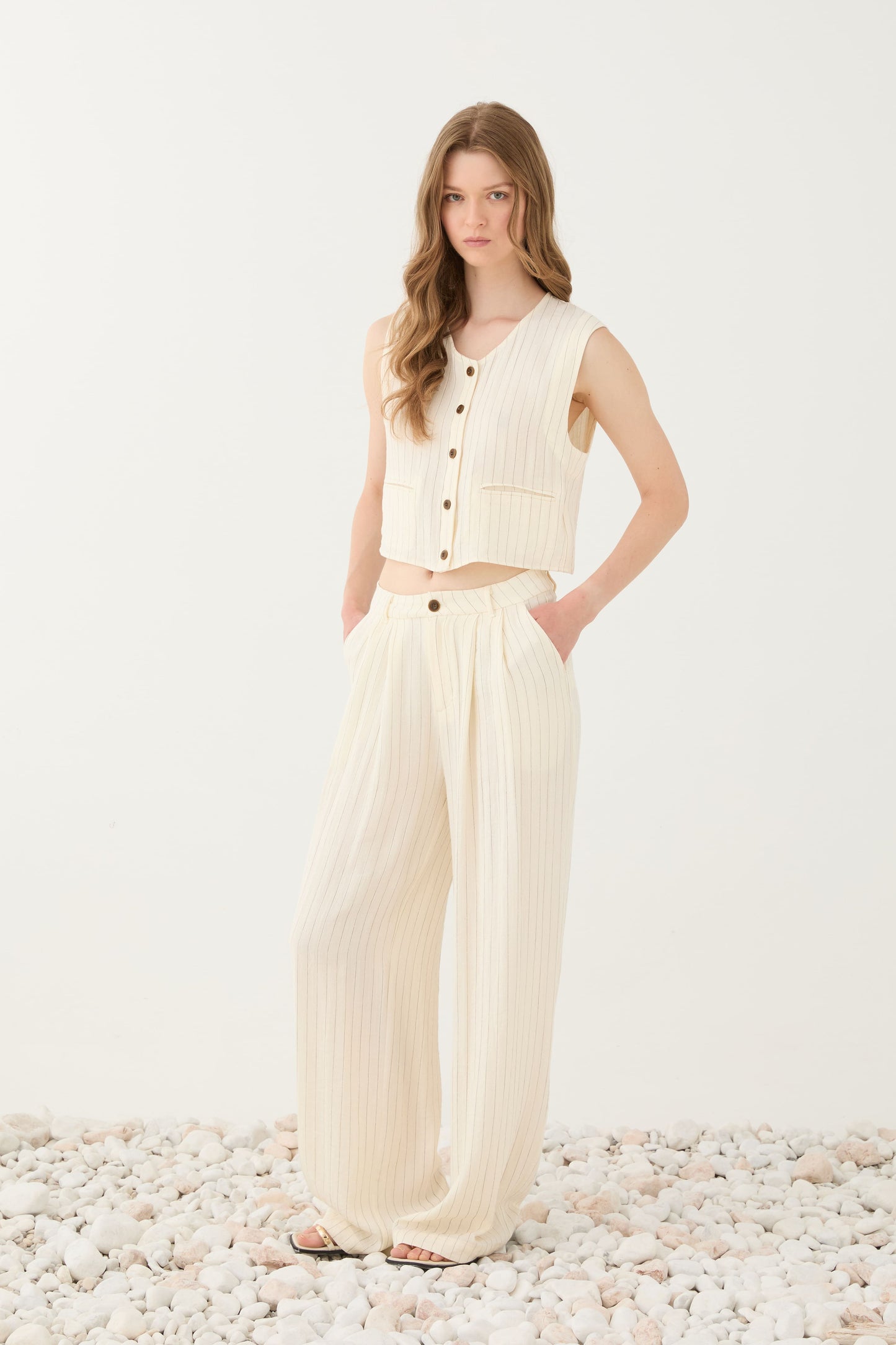 Eleh - Pantaloni A Righe