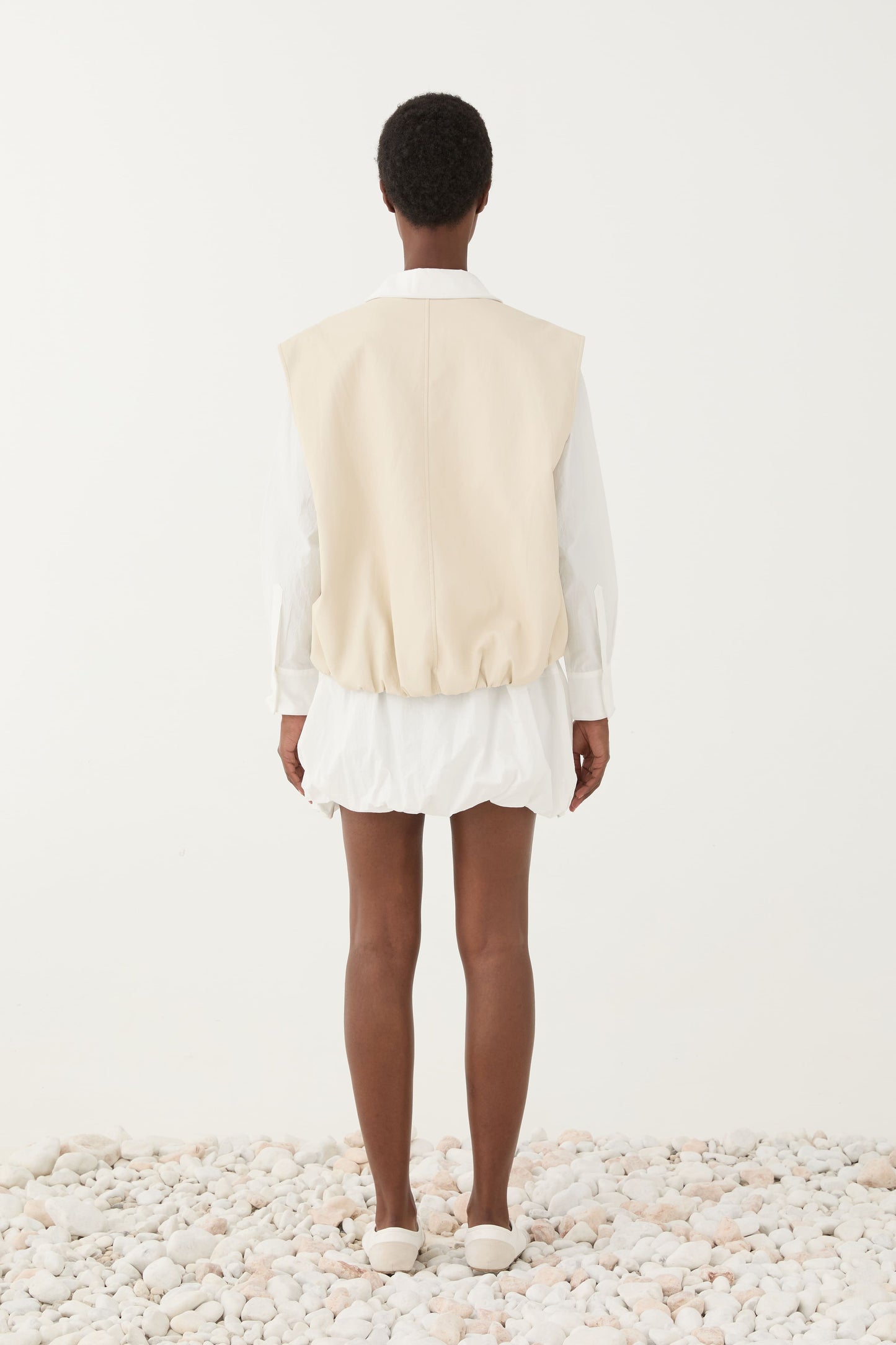 Eleh - Gilet in ecopelle