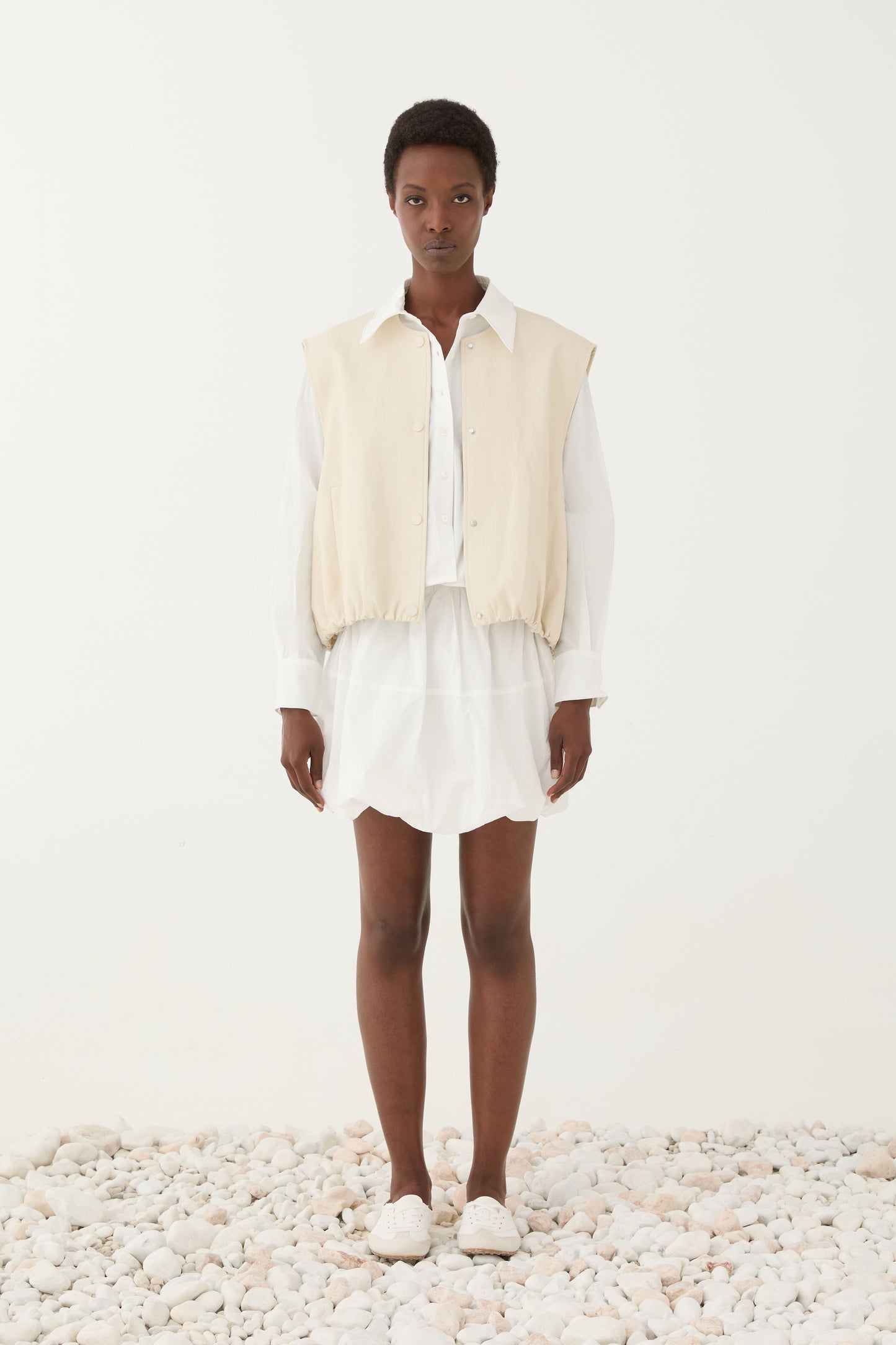 Eleh - Gilet in ecopelle