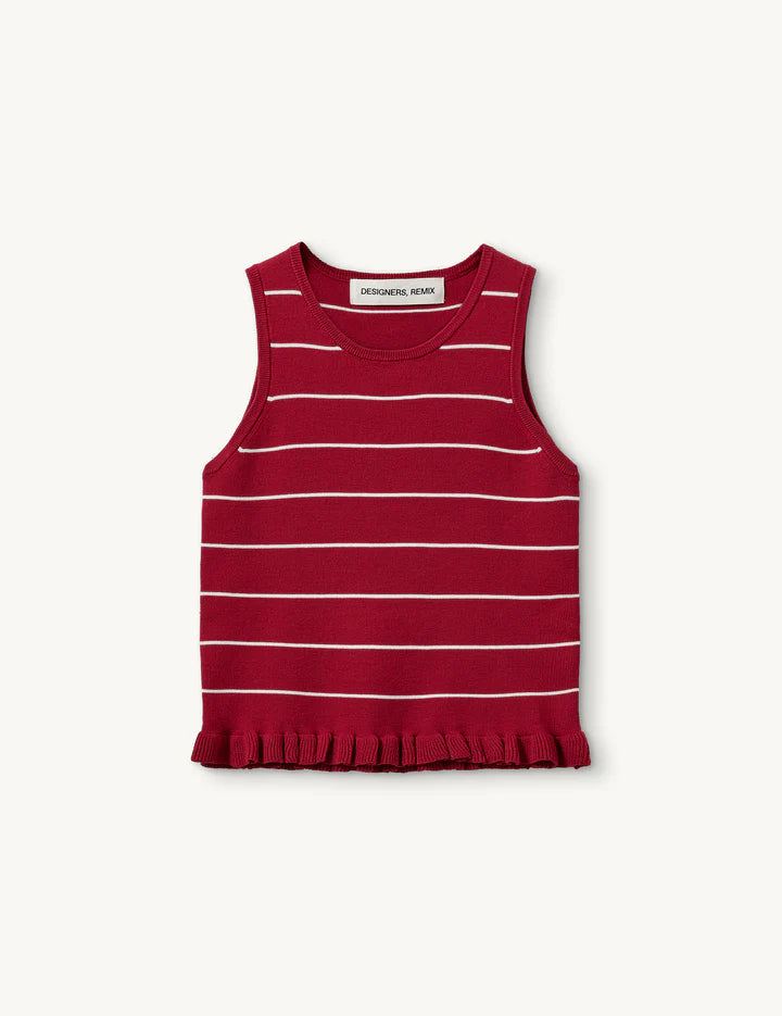 Designers Remix - Taliana Rib Stripe Tank