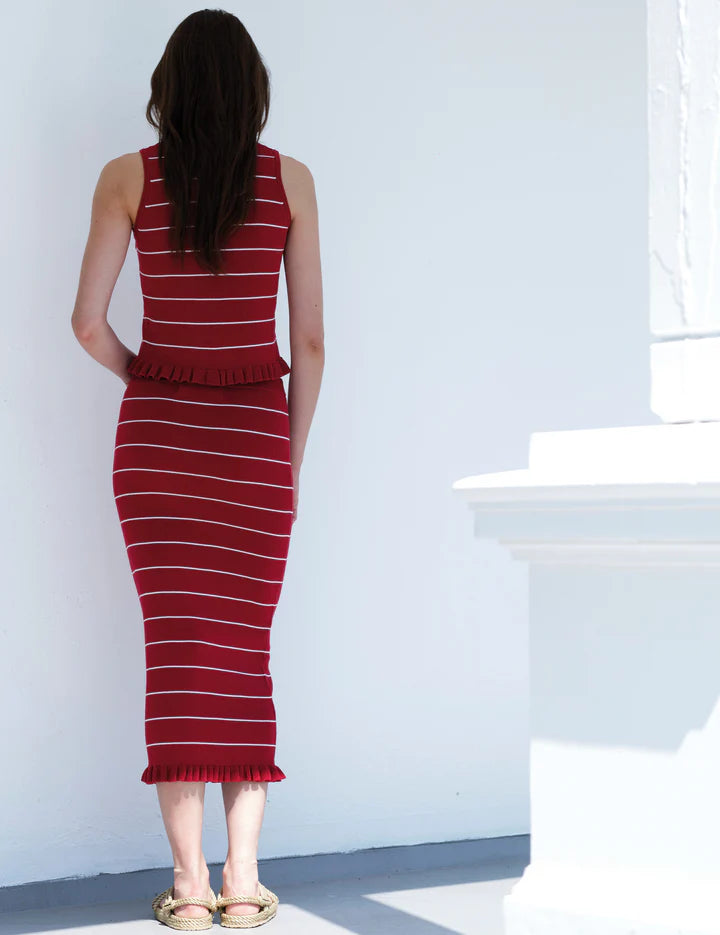 Designers Remix - Taliana Rib Stripe Tank