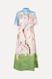 Short sleeve midi dress