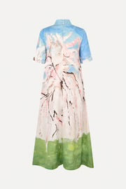 Short sleeve midi dress