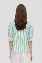 Smocked cotton top
