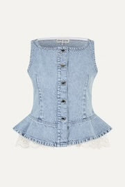 Light wash denim