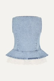 Light wash denim