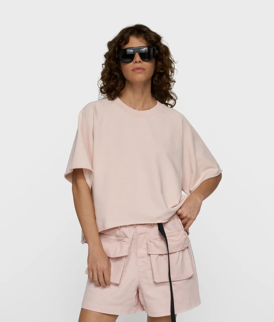 Short sleeve LA sweater