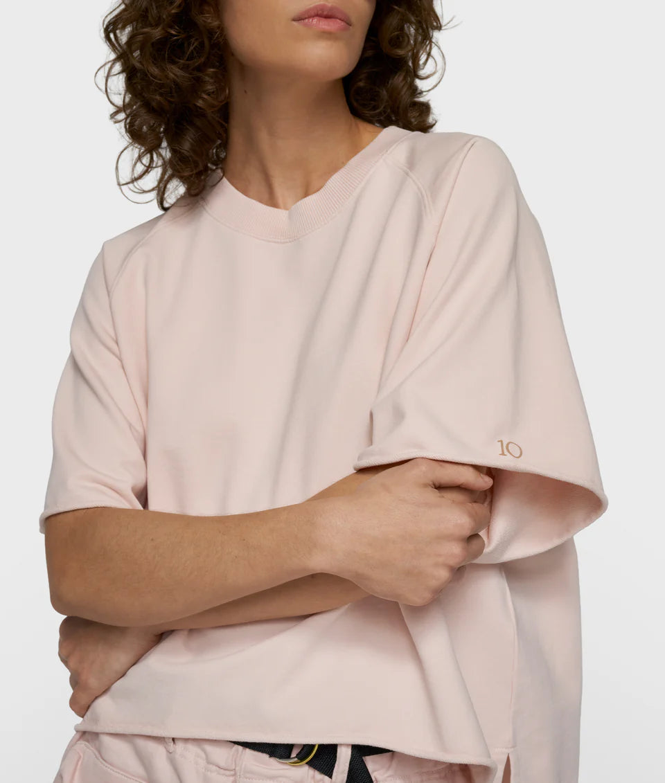 Short sleeve LA sweater