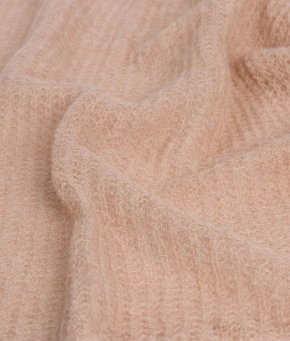 Open knit scarf