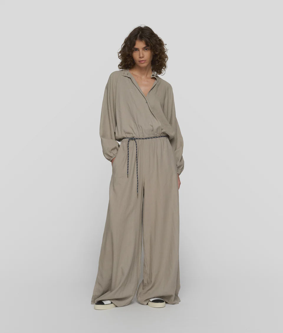 Cotton linnen jumpsuit