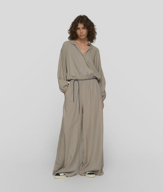 Cotton linnen jumpsuit