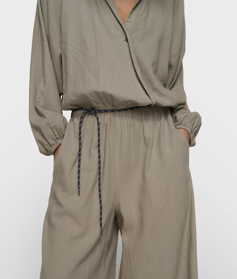 Cotton linnen jumpsuit