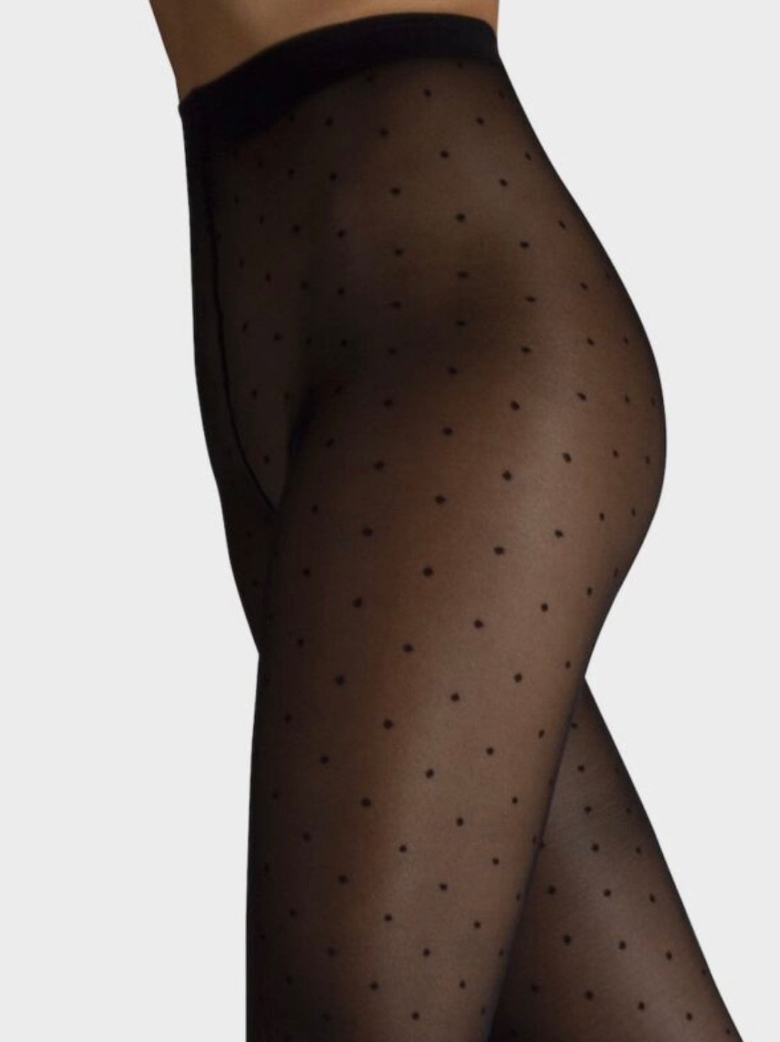 Mrs Hosiery - DOTTY SILK TIGHTS