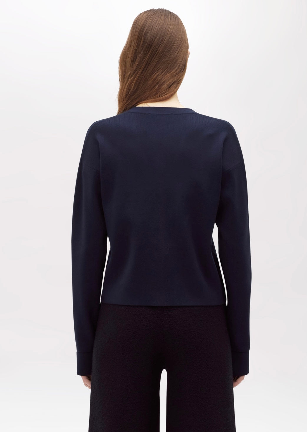 Blugirl - Viscose Bleu shirt Maglia Scollo