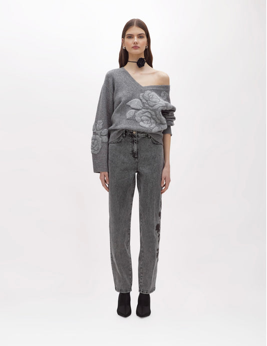 Blugirl - Strech denim jeans with embroidery