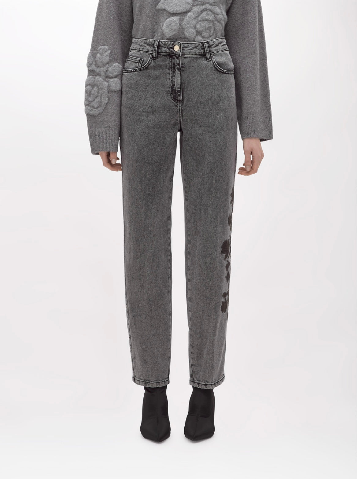 Blugirl - Strech denim jeans with embroidery