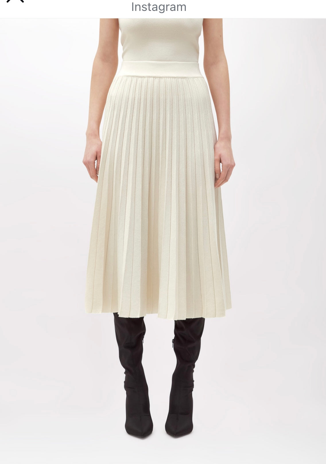 Blugirl - Viscose knit skirt
