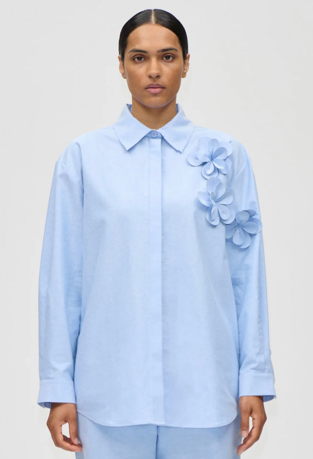 Stine Goya - Floral shirting Floral shirt