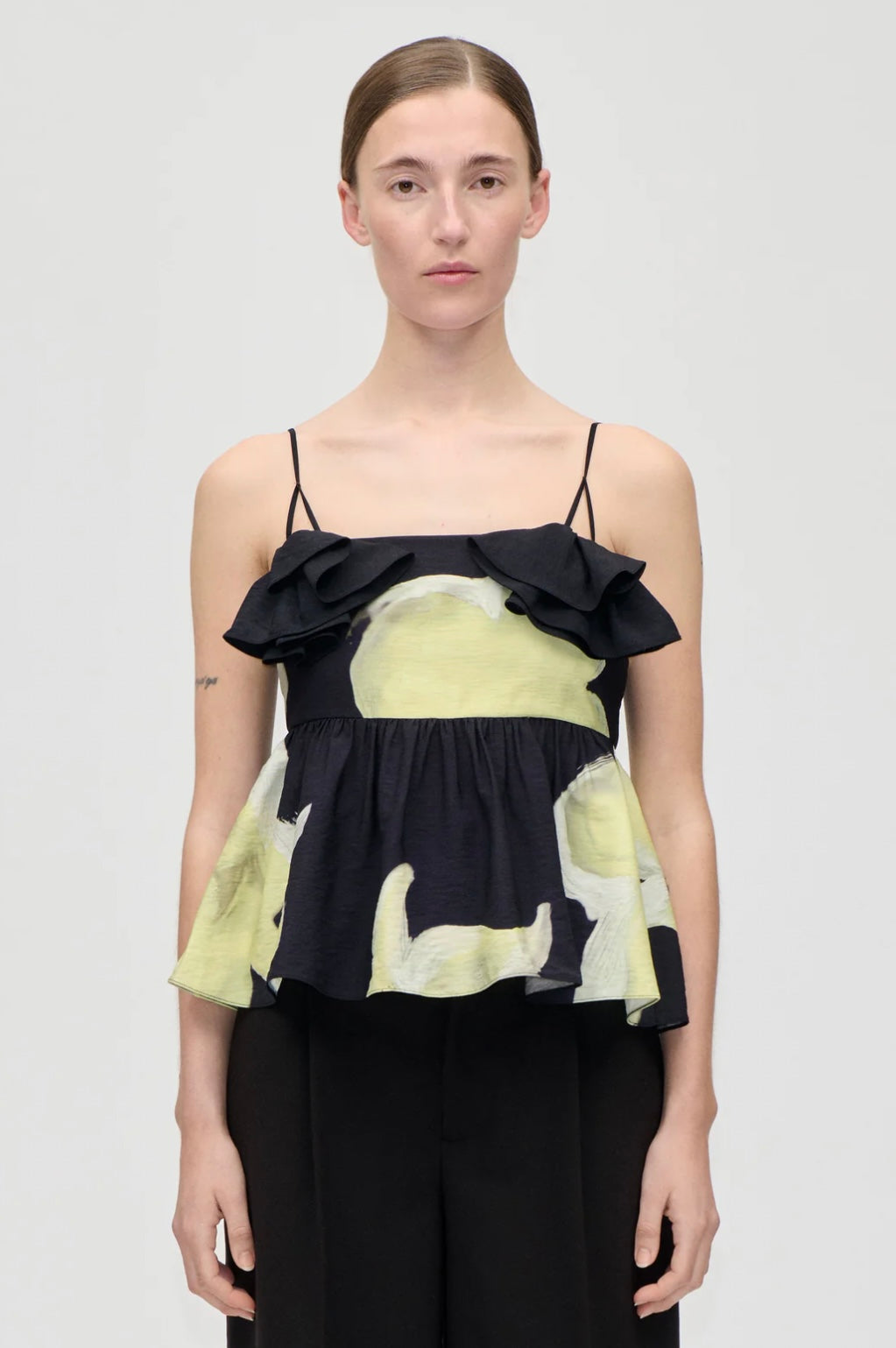 Stine Goya - Floral peplum top