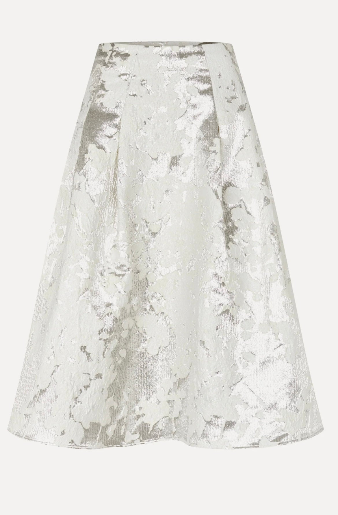 Stine Goya - Metallic woven jacquard midi skirt