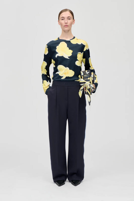 Stine Goya - Fluid cady blanker stitch pants
