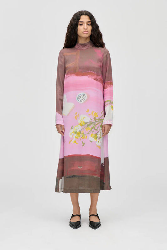 Stine Goya - Long Sleeve midi dress