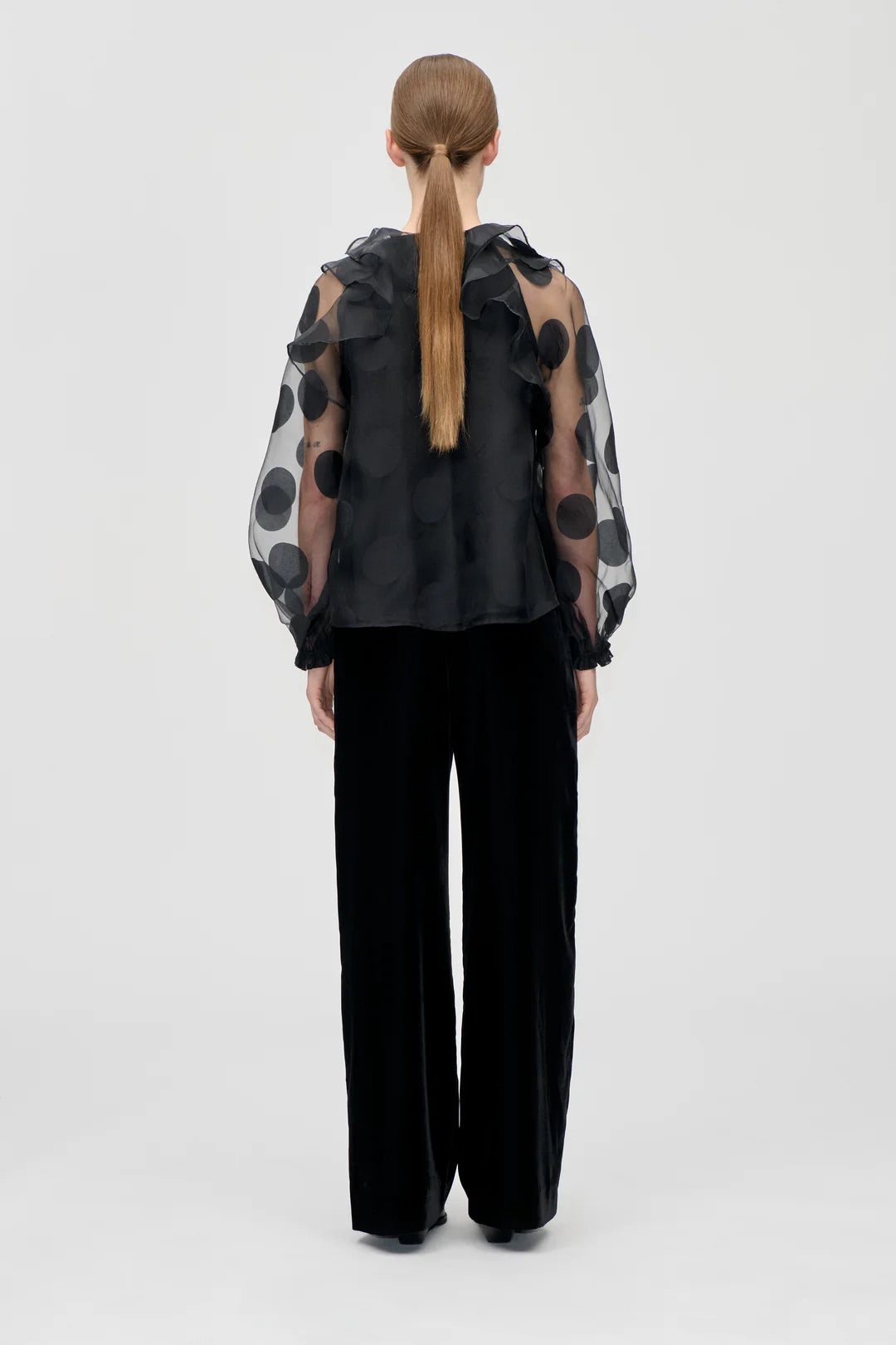 Stine Goya - Velvet elasticated pants