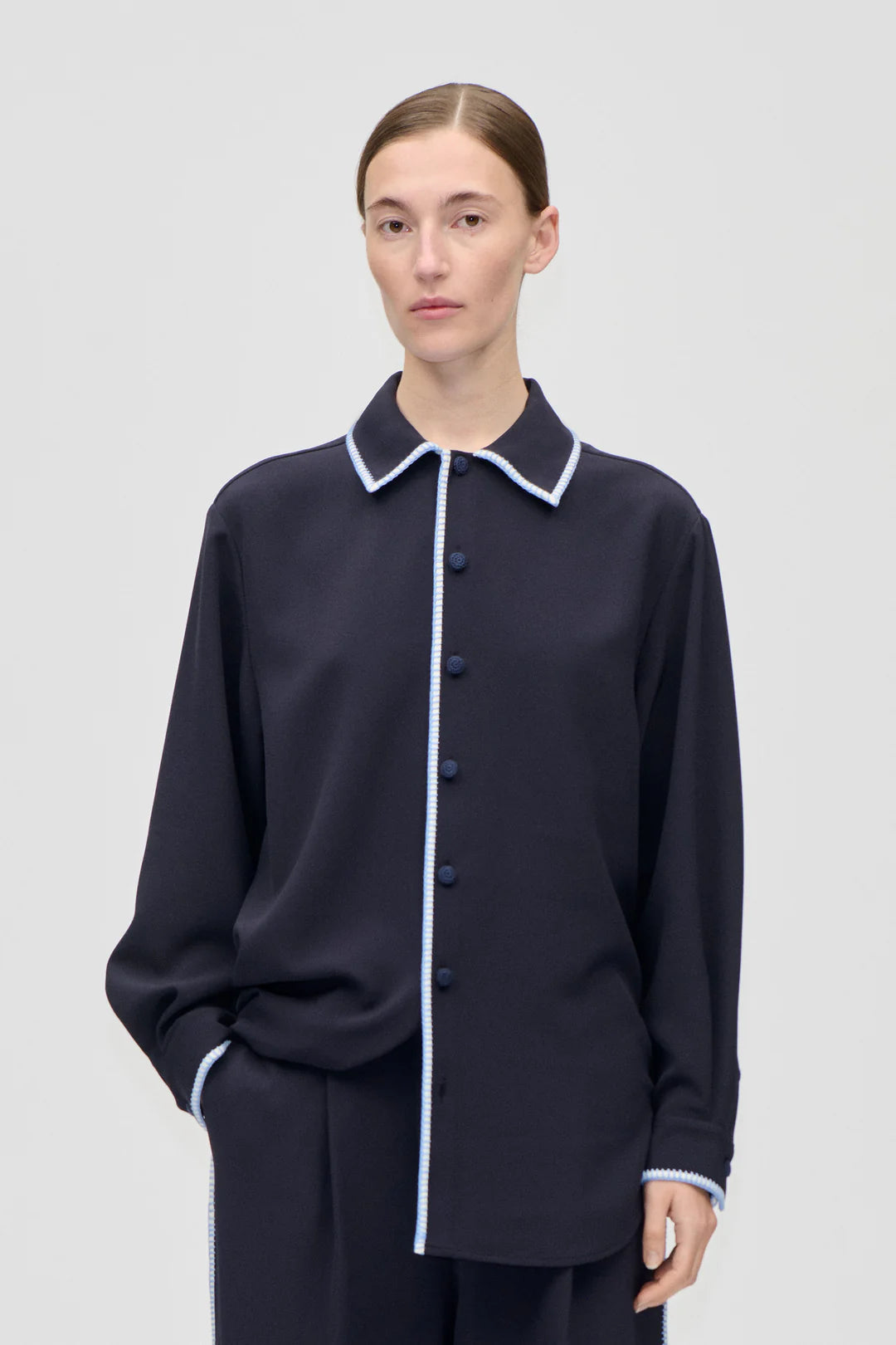 Stine Goya - Fluid cash pocket oversized shirt