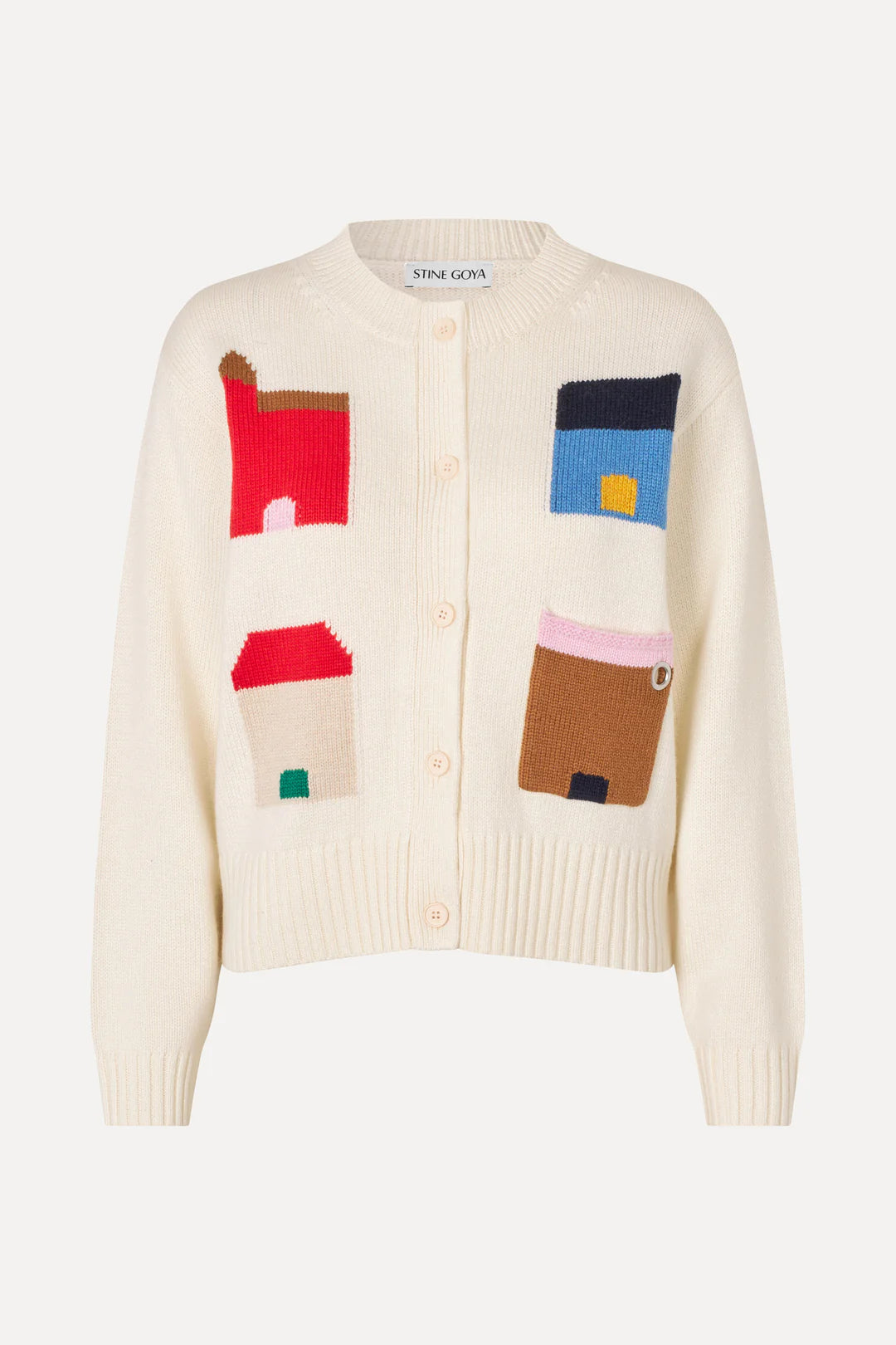 Stine Goya - Cropped Pocket Cardigan